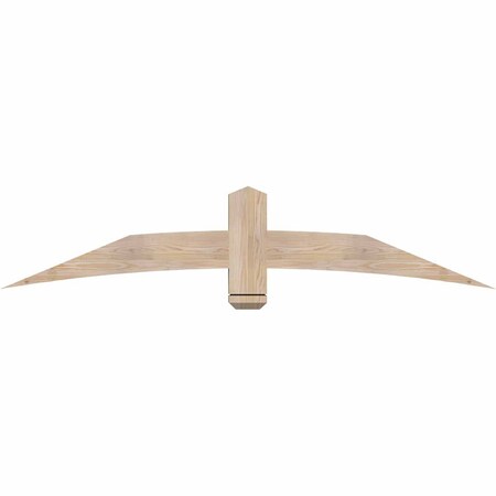 Ekena Millwork Bellingham Smooth Timber Gable Bracket, Douglas Fir, 72"W x 15"H x 3 1/2"D x 5 1/2"F, 5/12 Pitch GBW072X15X0406BEL00SDF